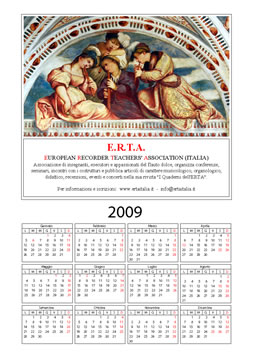 miniatura del calendario Erta 2009